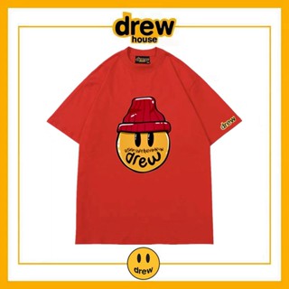 【พร้อมส่ง】DREW เสื้อยืดลําลอง คอกลม แขนสั้น ทรงหลวม ใส่สบาย แฟชั่น