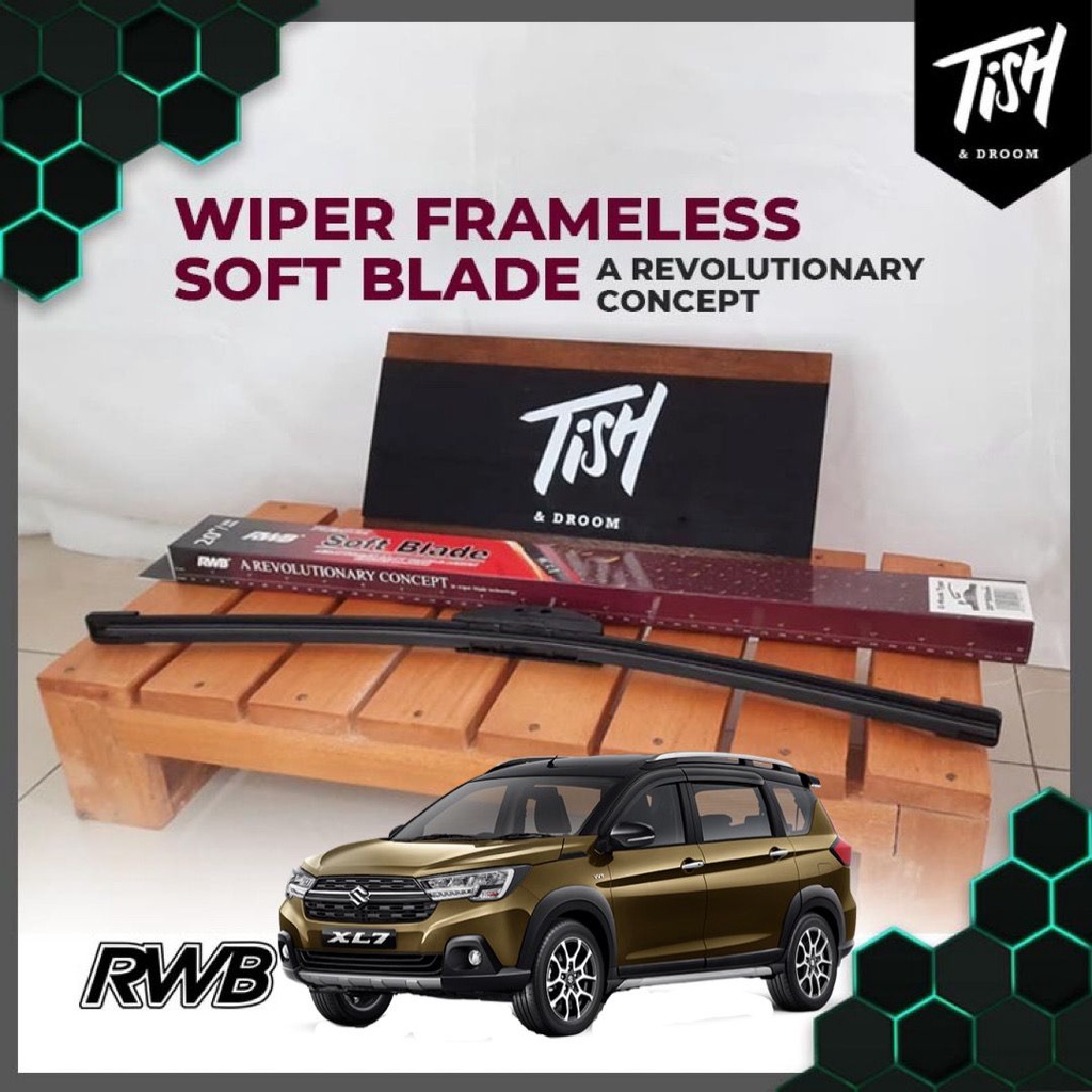 Suzuki XL7 XL 7 Hybrid RWB Soft Frameless Wiper 2 ชิ้น