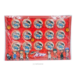 [ลายเดียวยกแผง] 🌟เข็มกลัด Kuroko no Basket งาน Jump Festa 2015 คุโรโกะ