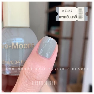 🔥พร้อมส่ง🔥ยาทาเล็บ Two-moons ของแท้ สีทาเล็บ ยาทาเล็บ สีทาเล็บกึ่งเจล ขนาด10ml*1 ไม่ต้องอบ สีสวย แห้งไว สีสุขภาพดี t2
