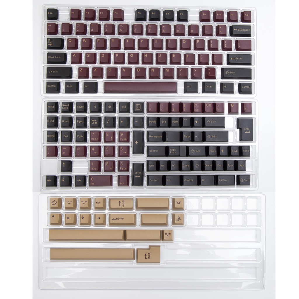 Red Samurai Keycap Cherry Profile Doubleshot DYE-Sublimation 6.25u 7u Spaceber สําหรับ 61 68 84 87 1