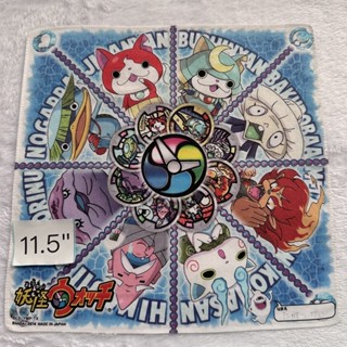 Yokai watch ผ้าเช็ดหน้าการ์ตูน