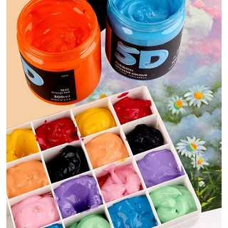 สีอะคริลิค สีน้ําอะคริลิคชุดสีอะคริลิคAcrylic Color Selected ขนาด 300ml.