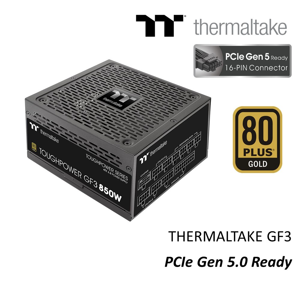 THERMALTAKE TOUGHPOWER GF3 1000W 80 PLUS GOLD FM POWER SUPPLY PCIE 5.0 ATX 3.0