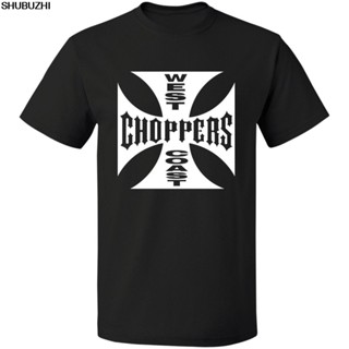 เสื้อยืด ผ้าฝ้าย 100% พิมพ์ลาย West Coast Chopper แฟชั่นฤดูร้อน สําหรับผู้ชายวัยกลางคน