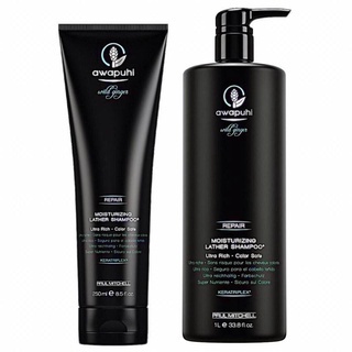 Paul Mitchell Awapuhi Wild Ginger Repair Moisturizing Lather Shampoo 250/1000 ml แชมพูช่วยรักษาสีผม ผมนุ่ม ชุ่มชื้น