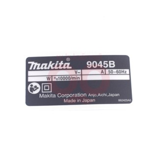 MAKITA MP862429-6อะไหล่9045B#2 NAME PLATE สามารถออกใบกำกับภาษีเต็มรูปแบบได้ (มากีต้า)