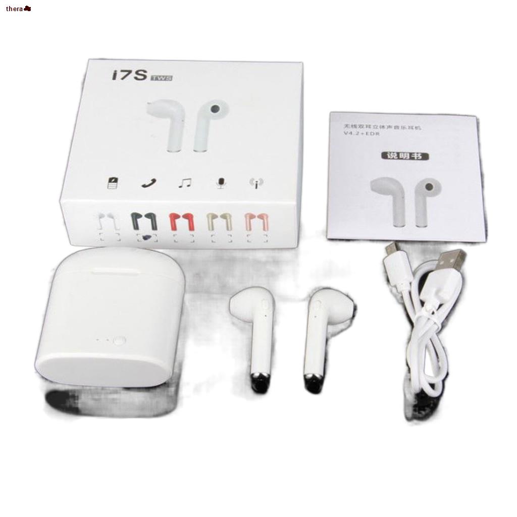 จัดส่งได้ตลอดเวลา✶หูฟัง I7S TWS รุ่นสองหู ซ้ายและขวา HBQ-I7S หูฟังไร้สาย แบบ 2 ข้าง (ซ้าย-ขวา) รองรับ Bluetooth V4.2 +