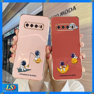 Samsung S10 Plus S20 S20 ultra S20 FE S20 Plus S21 FE เคสการ์ตูนนักบินอวกาศ Nasa XQ