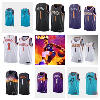 Phoenix Suns #1 Devin Booker Basketball Jersey Mens Sweatshirt NBA Jersey