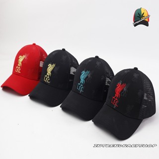 หมวกฟุตบอล ทีมลิเวอร์พูล หมวกตาข่าย Liverpool Fc ใส่เล่นกีฬา Sport Cap Baseball Cap Vintage