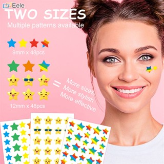 ELAIMEI Star Acne Removing Patch Beauty Acne Tools Pimple Acne Concealer Face Spot Scar Care สติกเกอร์ Houseele