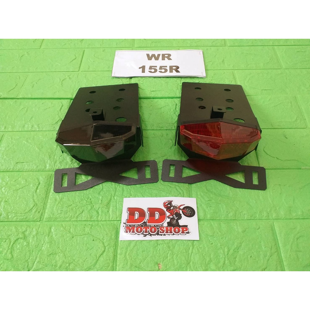 ท้ายสั้น WR155R #โครงเหล็กหนา 1.2 mm แบบมีไฟเลี้ยวในตัว ไฟท้ายWR155R