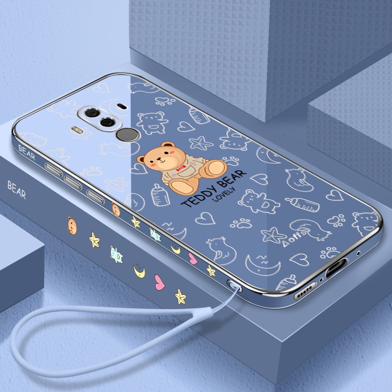 เคสนิ่ม กันลื่น กันสกปรก พร้อมสายคล้อง สําหรับ huawei mate 10 huawei mate10 pro huawei mate 20 huawei mate 20 pro huawei mate 20x