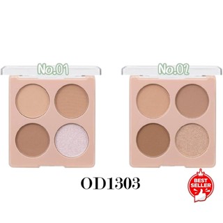 ODBO CONTOUR&amp;GLOW PALETTE  OD1303  8g โอดีบีโอคอนทรัวส์แอนด์โกล์วพาเลท