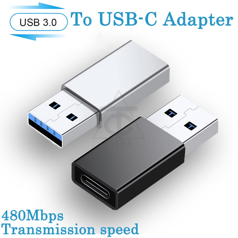 ตัวแปลง USB 3.1 type c หัวแปลง otg สายเคเบิลอะแดปเตอร์ 480Mbps USB-C ถึง USB 3.0 อะแดปเตอร์ขยาย