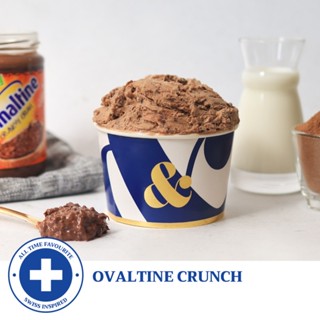 Ovaltine Crunch ( เจลาโต้ โอวัลติน ครันช์ ขนาด 4/8/16 oz.) ส่งทั่วประเทศ - Ampersand Gelato