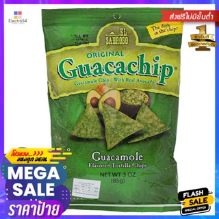 อีแอลซาโบรโซ่แผ่นข้าวโพดทอดกรอบรสอะโวคาโด 85กรัม EL Zabroso Corn Chips Avocado Flavor 85g.