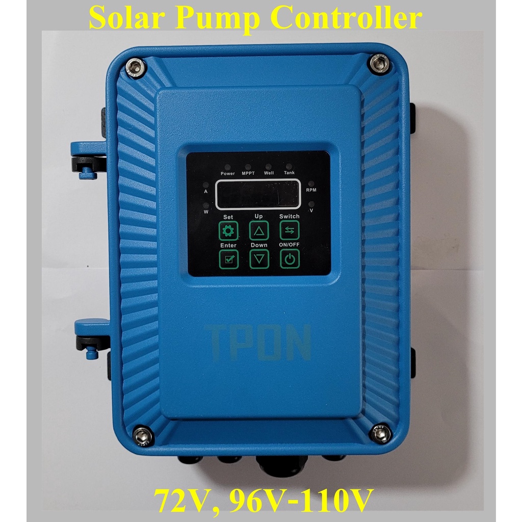 กล่องควบคุม ปั๊มน้ำโซล่าเซลล์ 72V, 96V-110V Brushless DC Motor 3 Phase Pump