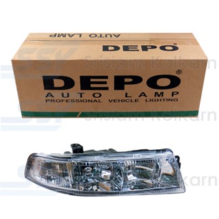 DEPO ไฟหน้า CK4 ปี 01~F-STYLE T/W ข้างขวา ไม่มีหลอด(114-1101RLDN1)กล่อง DEPO[48062633] (1ดวง)