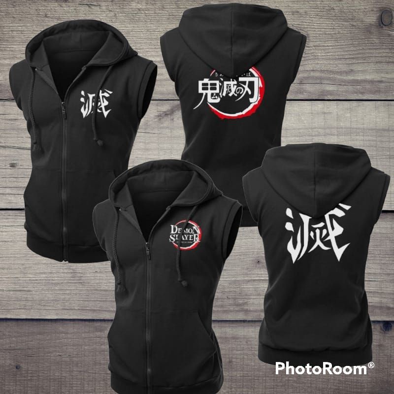 เสื้อแจ็คเก็ต VEST SWETER HOODIE คอสเพลย์อะนิเมะ DEMON SLAYER KIMETSU NO YAIBA KNY COOL