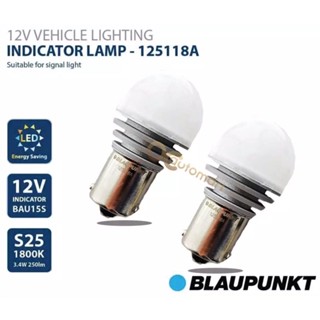 BLAUPUNKT หลอดไฟเลี้ยว S25 LED 12V INDICATOR LAMP 1800K 125118A [2 หลอด]