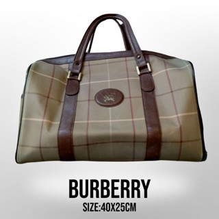 กระเป๋าถือBurberryแท้ burberry vintage แบรนด์เนมแท้#17