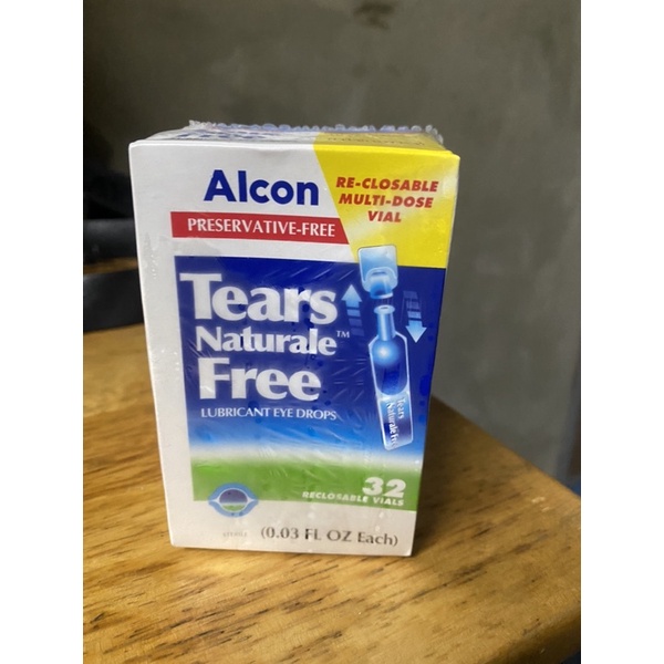 ALCON tears Naturals Free น้ำตาเทียมรายวันไม่มีสารกันบูด ALCON 32 หลอด