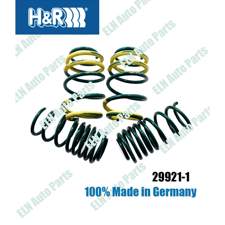 H&R สปริงโหลด (lowering spring) ออดี้ AUDI S4/S6 V8 type D11 (C4)4wd (เก๋ง+แวน) ปี 1988-1994 เตี้ยลง