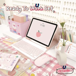 【คีย์บอร์ด+เคส+เมาส์】เคสไอแพ gen5/gen6/gen7/gen8/gen9/gen10/…