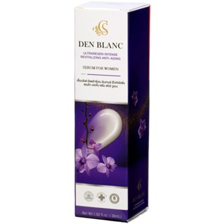 Den Blanc เซรั่มบำรุงผิวหน้า จากสารสกัดเสต็มเซลล์กล้วยไม้พรีเมียม สีขาว หลอดขนาด 30 ml