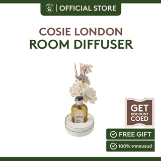 Cosie London Flower Room Diffuser/ Vanilla Sundaze ก้านไม้หอมปรับอากาศ น้ำหอมจากลอนดอน 155ml.