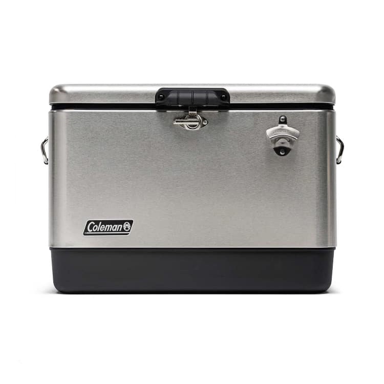 Coleman JP 54 QT Steel Belted Cooler Silver/Black