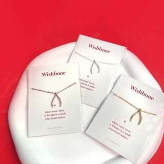 Lilith - Wishbone Necklace สร้อยคอจี้ wishbone