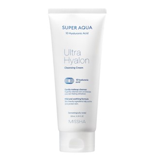 Missha Super Aqua Ultra Hyalron คลีนซิ่งครีม 6.67 fl.oz / 200 มล.