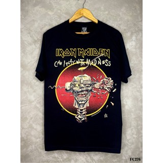 Ironmaidenเสื้อยืดสีดำสกรีนลายFC276