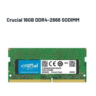 RAM CRUCIAL Notebook DDR4 16GB/2666Mhz.CL19 (CT16G4SFRA2666)Limited Lifetime Warranty