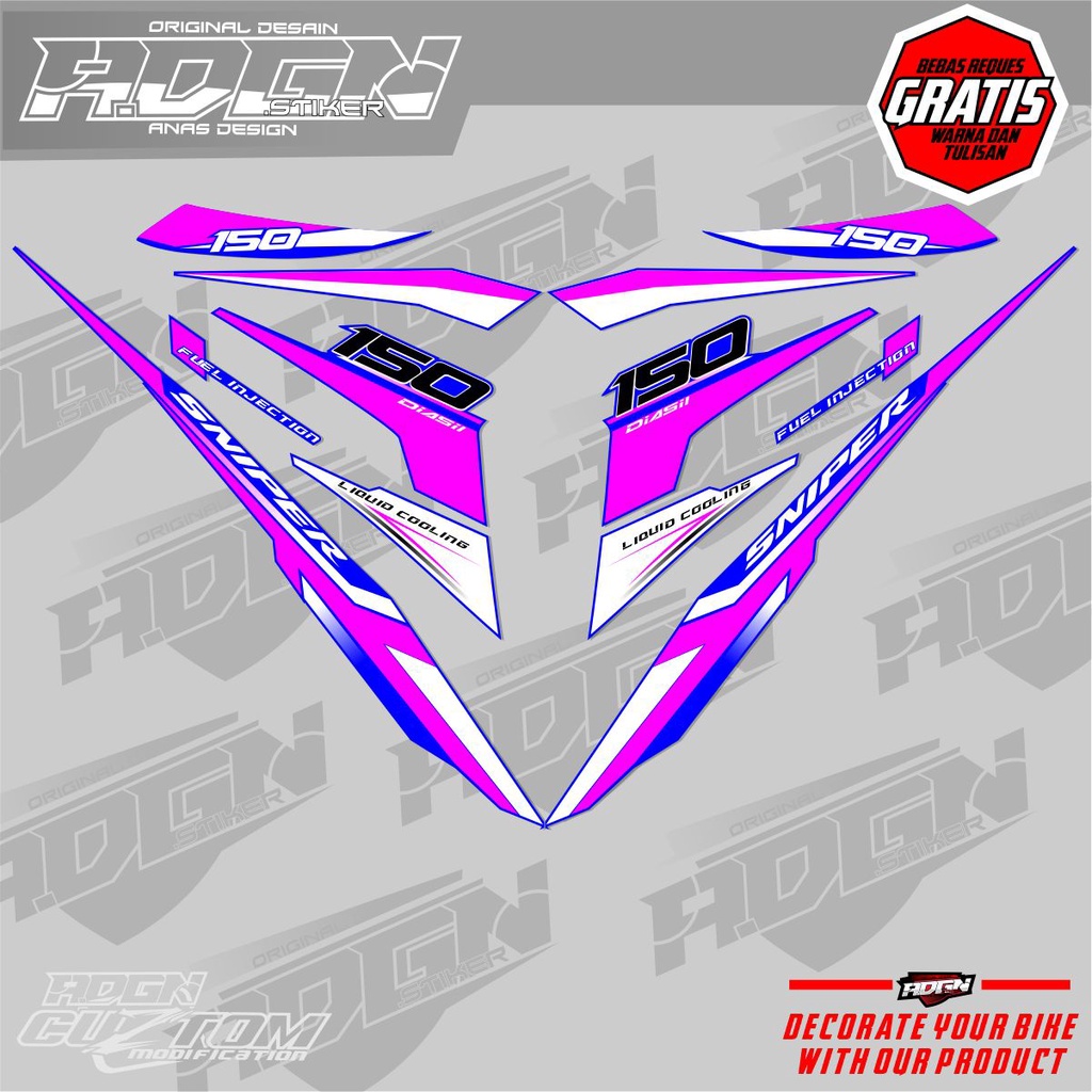 Striping mx king sniper y15zr รองเท้าสไนเปอร์ เลือกลายได้ Shopee Thailand