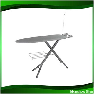 โต๊ะรีดผ้าไอน้ำ ขนาด Steam Ironing Board Size 34x115x87 ซม. แชทอินเตอร์ Inter Chat โต๊ะ รีดผ้า