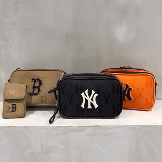 New ของแท้ 💯 MLB รุ่น Monogram Jacquard HIP Sack กระเป๋าสะพาย + ใบเล็ก