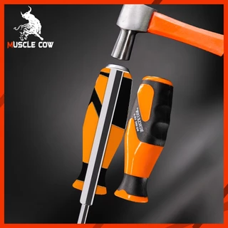MUSCLE COW ไขควงแลกเปลี่ยน, หัวแม่เหล็ก, ไขควงยาง, สี่ขนาด, 1.5 นิ้ว, 4 นิ้ว, 6 นิ้ว, 8 นิ้ว
