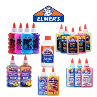 Elmer's ส่วนผสมslime กากเพชร สลามของเล่น น้ำยาสไลม์ เรืองแสง / ขวด