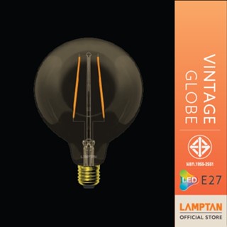 LAMPTAN หลอดไฟ วินเทจ LED Vintage Globe ขั้ว E27