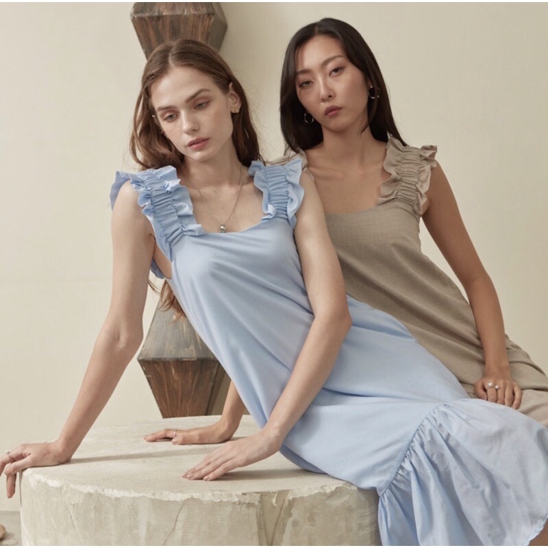 Mave.matters | Yacht Dress | Taupe | Size S (Shop 1990 THB)