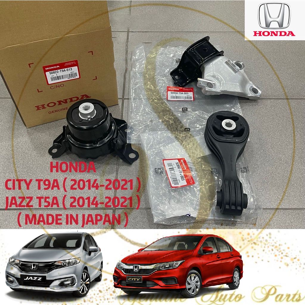 HONDA CITY T9A JAZZ T5A เครื่องยนต์ MOUNTING 2014-2021 50822-T9A-013 50850-T9A-003 50890-T9A-003