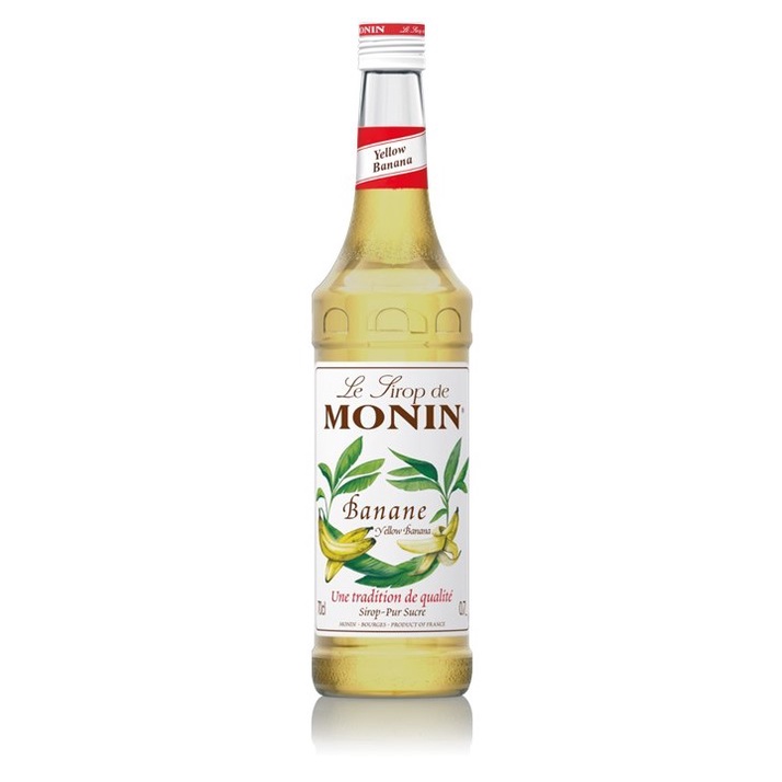 (แบ่งขาย) โมนิน ไซรัป Yellow Banana (Monin Syrup Yellow Banana) 150 ml.