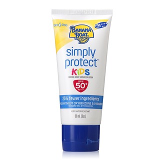 Banana Boat Simply Protect KIDS Lotion SPF50+ PA++ บานาน่าโบ๊ท เบบี้ กันแดด สำหรับเด็ก 90ml.