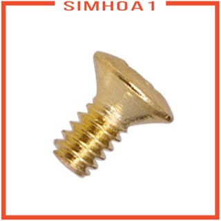 ( Simhoa1 ) สกรูยึดสวิทช์ 3 สี 10 ชิ้นสําหรับอะไหล่กีต้าร์
