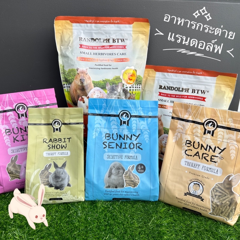 อาหารกระต่าย Randolph l Bunny Care l Bunny Kids l Bunny Senior l Bunny Show
