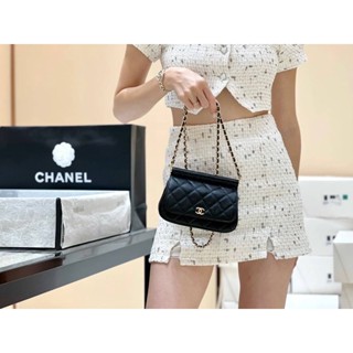 พร้อมส่งNew Chanel 22K Clutch With Chain(Ori)VIP  หนังอิตาลีนำเข้างานเทียบแท้